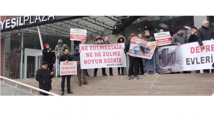 Innovia 4 mağdurlarından yeni eylem kararı! Her Pazartesi ve Perşembe Yeşil Plaza önünde toplanacaklar!