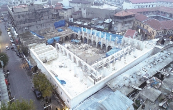 Şahinbey Mecidiye Han'daki restorasyon çalışmaları hızlandı!