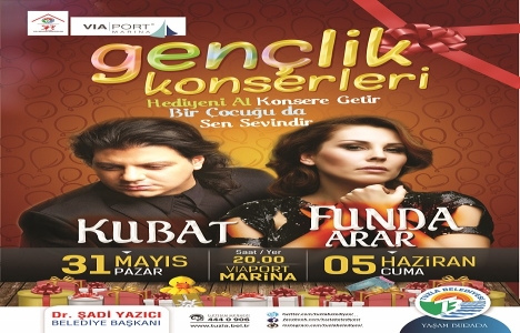 Viaport Marina'da Kubat konseri bu akşam!