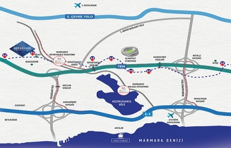 Referans Bahçeşehir Kiptaş daire fiyatları!