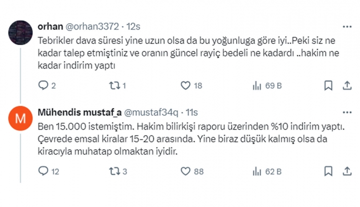 Kira tespit davası sonuçlanan ev sahibi: Kiracım 8 ayda beni 69 bin TL dolandırmış!