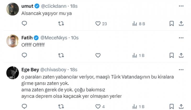 Alsancak ta kiralık ev bedelleri 162 bin TL ye kadar yükseldi!