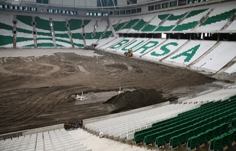 Bursa Timsah Arena inşaatında son gelişme!