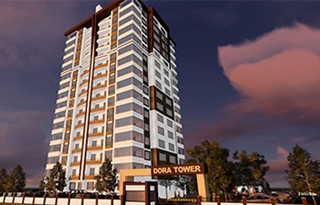 Dora Tower projesinde daireler 380 bin TL' den başlıyor!