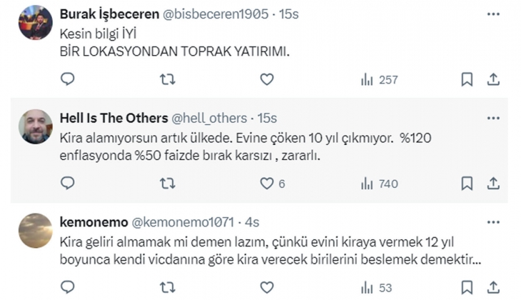 Konut fiyatları geçen yıl yüzde 75,5 arttı: Yüzde 50 faiz mi karlı, konuttan kira geliri almak mı?