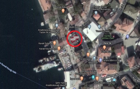 Anadolu Kavağı'nda 8.1 milyon TL'ye icradan satılık balık restoranı!