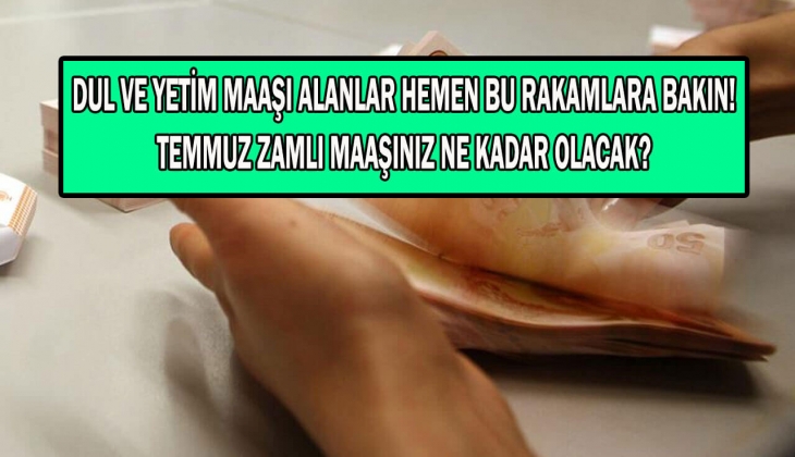 Dul ve yetim aylığı Temmuz zammıyla tam bu kadar olacak! Tek tek rakam verildi! Rakamları gören buz kesti!