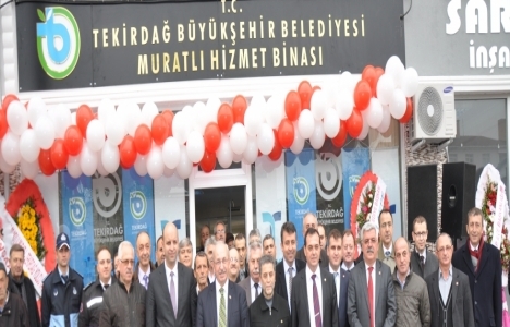 Muratlı TESKİ Hizmet Binası açıldı!