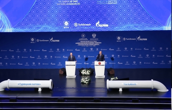 TürkAkım doğal gaz boru hattı açıldı!