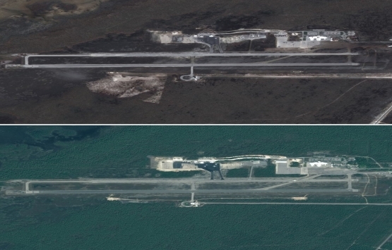 Bahamalar da yıkım uydudan görüntülendi!