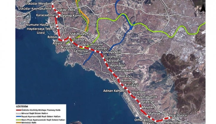 Üsküdar-Kadıköy-Maltepe Tramvay Hattı’nın inşaatı resmen başlıyor!