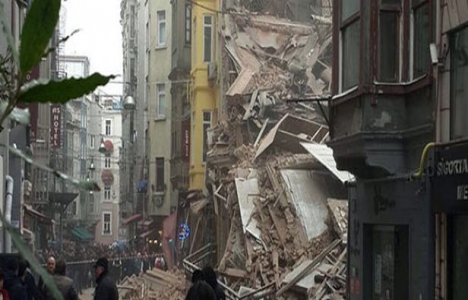 Beyoğlu nda çöken 5 katlı bina Kenan İmirzalıoğlu nun!