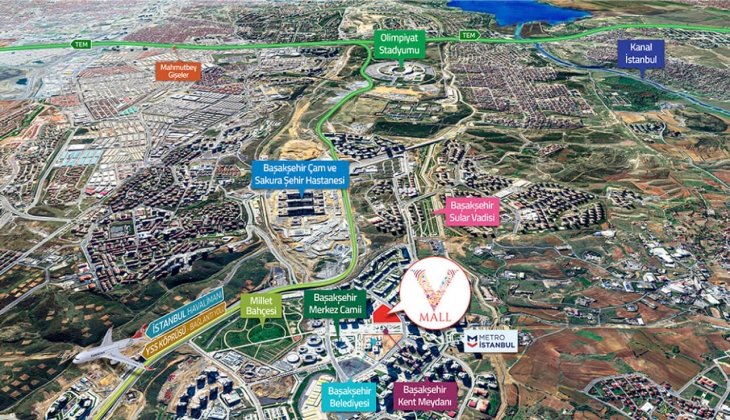 V Mall İstanbul AVM 2024 te açılıyor!