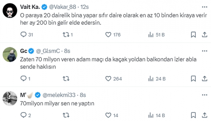 Galatasaray stadını tepeden gören ve 70 milyon TL ye satılan ev sosyal medyayı salladı!