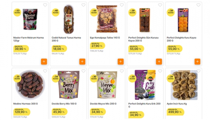 Migros ta Ramazana özel yüzde 53 e varan dev indirim! Kemalpaşa tatlısı 27 TL, hurma 39 TL, güllaç 79 TL! Hemen bakın!