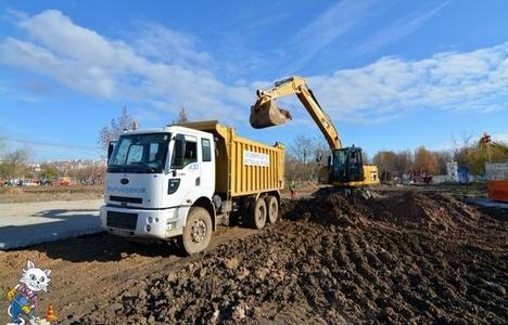 Ankapark ın devasa giriş kapısı yükseliyor!