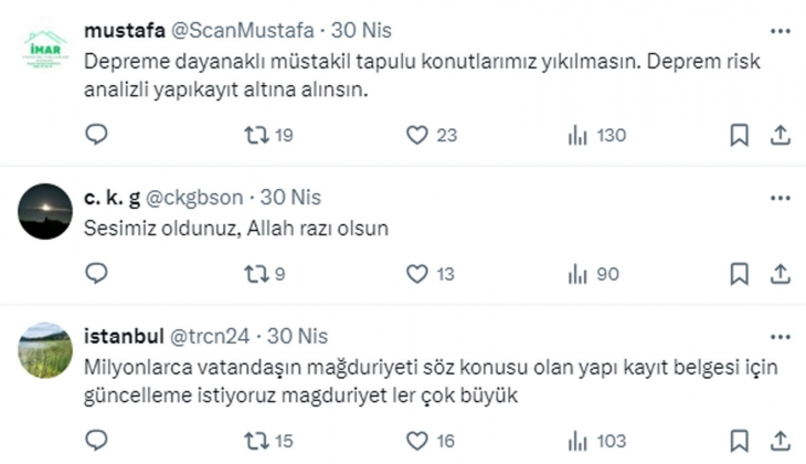 İmar Yasasına Takılanlar Derneği: Meclis e sunulan teklif güvenli binaların kayıt altına alınmasını kapsıyor!