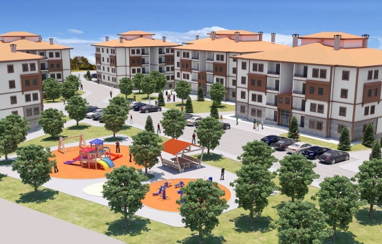 TOKİ'den Mudurnu'ya yöresel mimaride 126 konut!