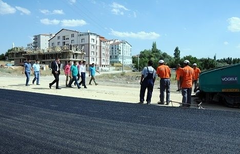 Kırşehir Kaman asfalt şantiyesi