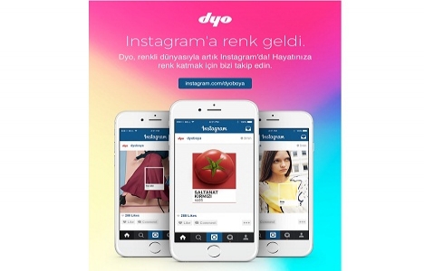 Dyo renkli dünyasıyla artık Instagram’da!
