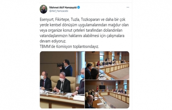 Konut mağduriyeti için kurulan Meclis Alt Komisyonu toplandı!