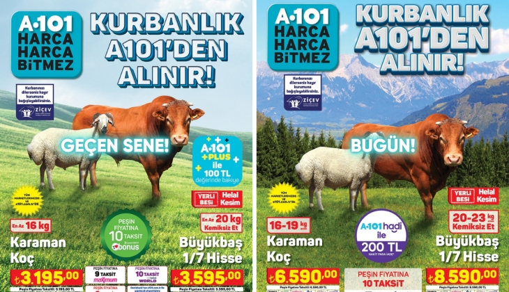 Kurban Bayramı öncesinde kurbanlık fiyatları uçtu! Büyükbaş hisse fiyatlarında yüzde 161 artış!