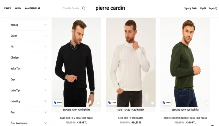 Pierre Cardin’de yüzde 20 indirim! İşte 3 Ekim 2022 Pierre Cardin fiyat listesi