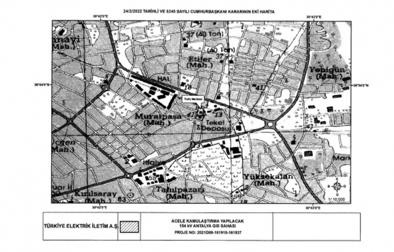 Antalya için acele kamulaştırma kararı! Resmi Gazete de yayımlandı!
