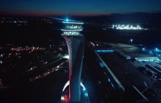 3. Havalimanı’nın kulesi havadan görüntülendi!