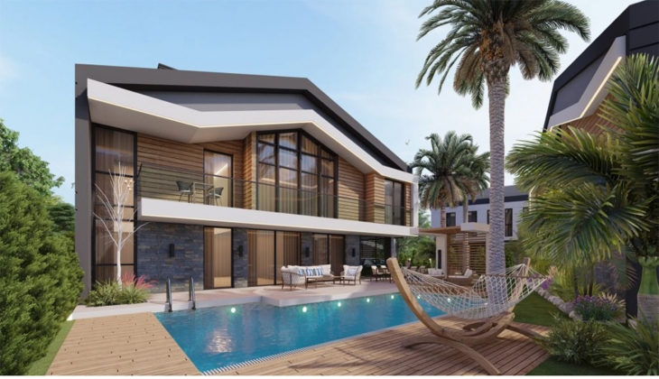 Raf Vega Sasalı Villaları nda hemen teslim 6+1 villalar! 