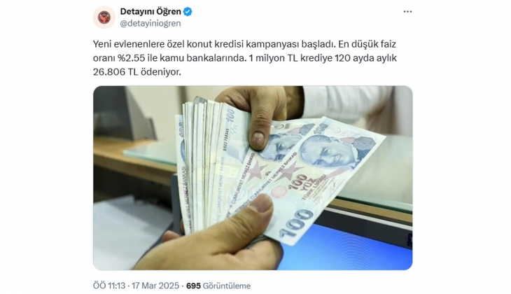 Yeni evlenenlere kredi müjdesi! Kamu bankaları yüzde 2.55 faizle konut kredisi vermeye başladı! 