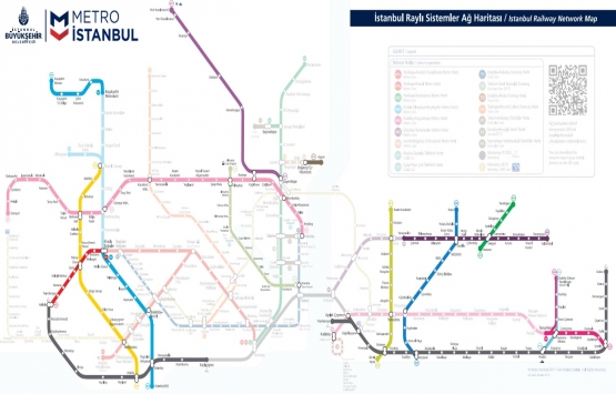 İstanbul da inşaat aşamasındaki 14 metro hattının haritası!