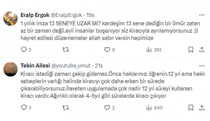 Kira sözleşmesinde 12 yıl detayına isyan: Ev sahipleri adil değil derken, kiracılar Evini kiraya verme dedi!