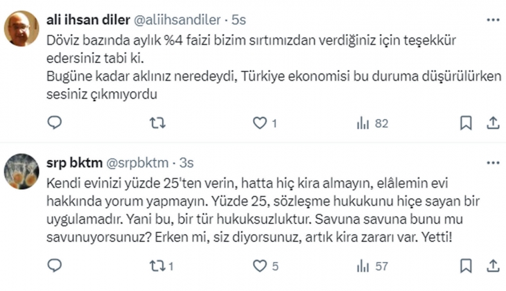 Eski milletvekili Metin Külünk, kirada yüzde 25 uygulaması devam etmeli dedi! Ev sahiplerinden tepki gecikmedi!