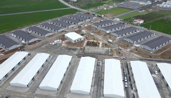 Bakan Kurum açıkladı : Prefabrik evleri teslim ettik