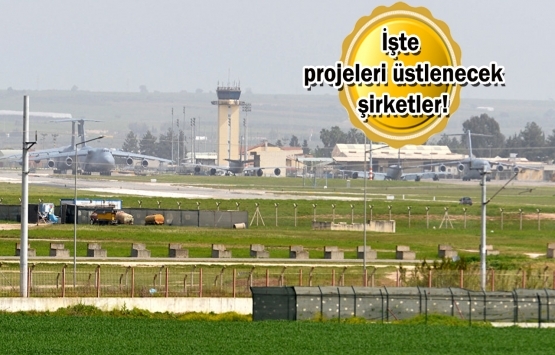 ABD, Türkiye'deki askeri üslerinin inşaat projelerini 8 Türk şirketine verdi!