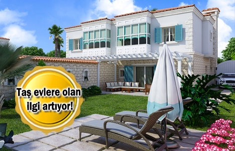 Beyaz yakalıların yeni gözdesi taş evler!