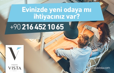 Propa Vista Kartal'da istediğinizde evinize yeni oda modeli!