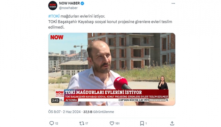 TOKİ Başakşehir Kayabaşı nda evler teslim edilmedi! TOKİ mağdurları konutlarını istiyor! 
