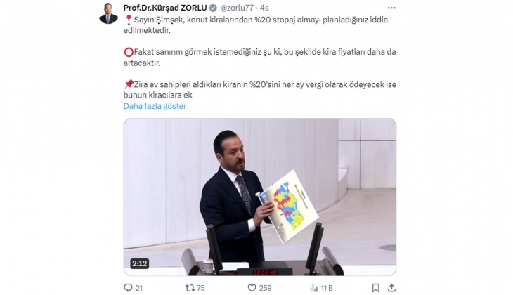 Konut kiralarından stopaj alınırsa, kiralar daha da fırlar!