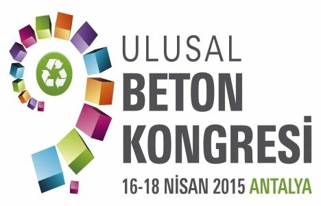 9. Ulusal Beton Kongresi Antalya'da başladı!