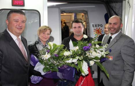 Antalya 11 milyonuncu turistini karşıladı!