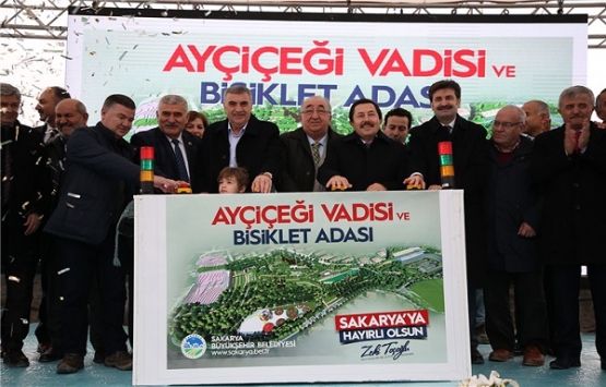 Sakarya Ayçiçeği Vadisi ve Bisiklet Adası'nın temeli atıldı!