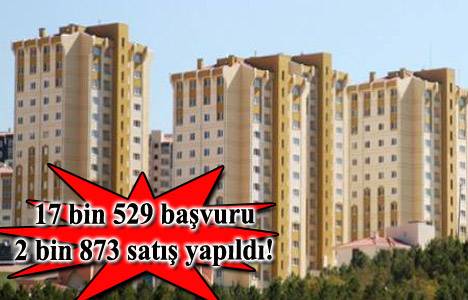 TOKİ'ye Ağustos'ta toplam 279 başvuru geldi! 291 satış yaptı!