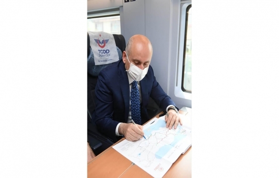 Adil Karaismailoğlu, Konya-Karaman YHT Hattı nın ilk test sürüşünü gerçekleştirdi!