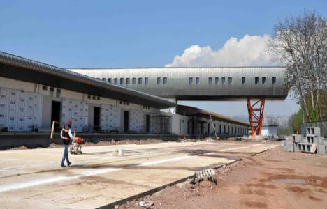 Kocaeli yeni hal binasının inşaatı hızla ilerliyor!