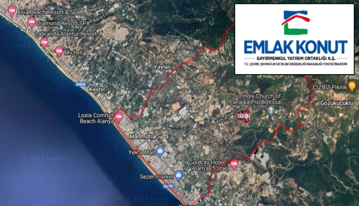 Emlak Konut GYO, Alanya dan 776.7 milyon TL ye arsa aldı! 
