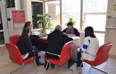 Bozüyük'te TOKİ bilgilendirme masası oluşturuldu!