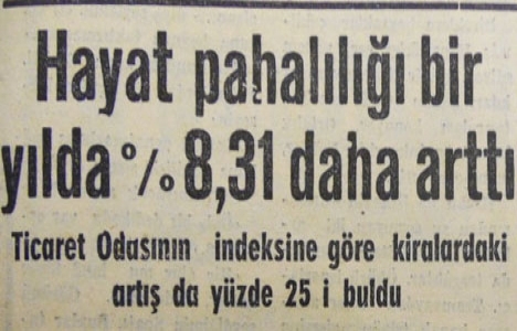 1955 yılında kiralar yüzde 25 artmış!