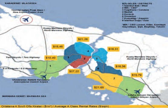 İstanbul’da A sınıfı ofis stoku yüzde 14 arttı!